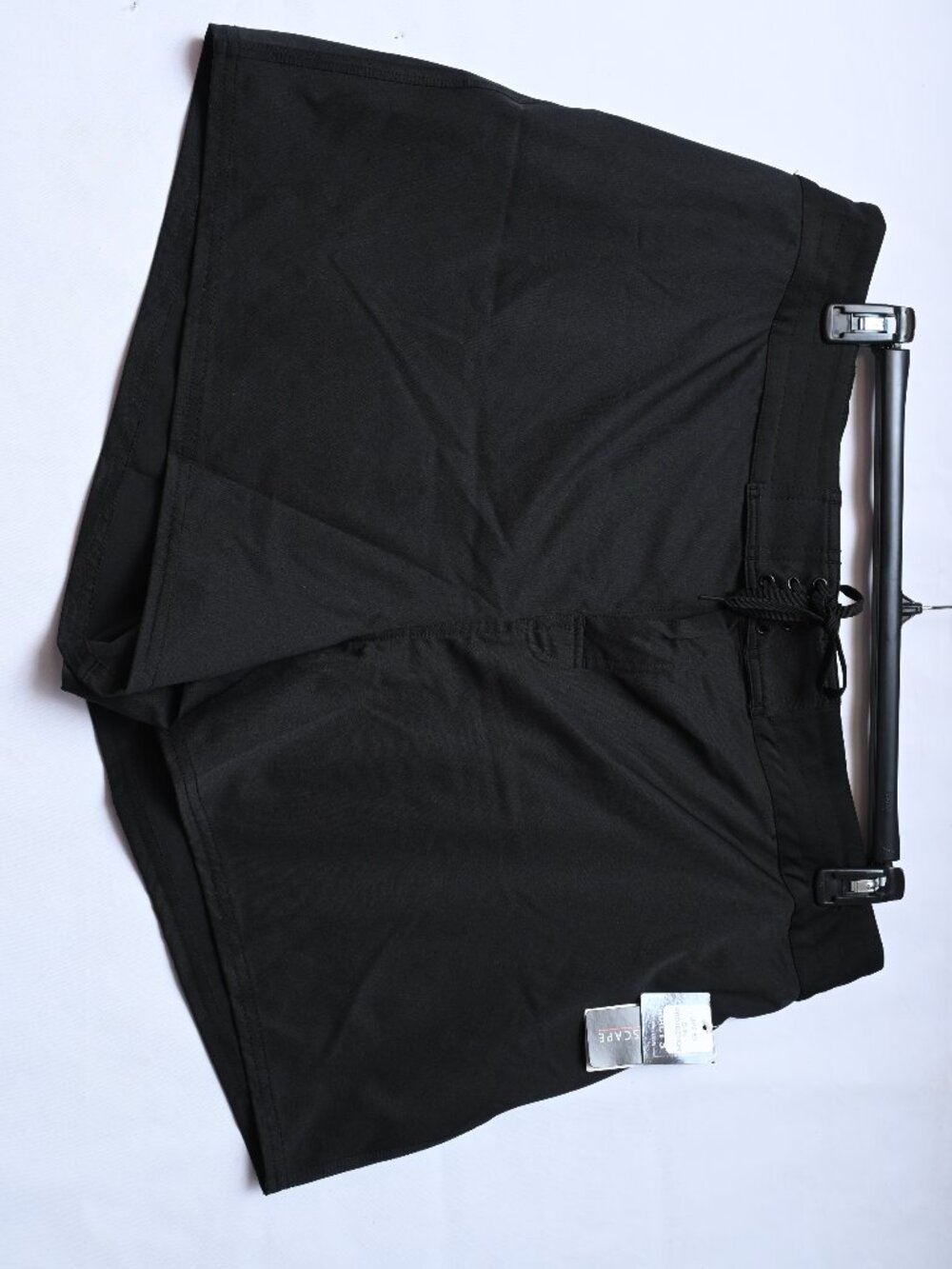 Island Escape Women's Plus Size Beach Board Black shorts Size 18W NWTS
